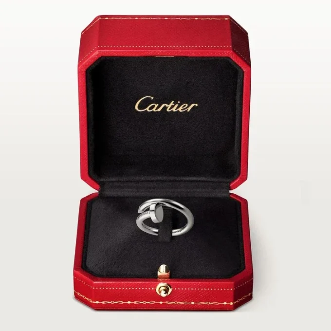 Pierścionek Juste Un Clou – białe złoto – Cartier