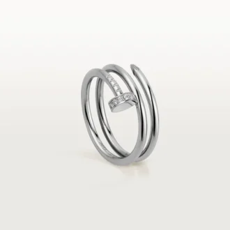 Pierścionek Juste Un Clou – białe złoto, diamenty – Cartier