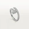 Pierścionek Juste Un Clou – białe złoto, diamenty – Cartier