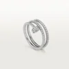 Pierścionek Juste Un Clou – białe złoto, diamenty – Cartier