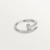 Pierścionek Juste Un Clou – białe złoto, diamenty – Cartier