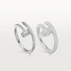Pierścionek Juste Un Clou – białe złoto, diamenty – Cartier