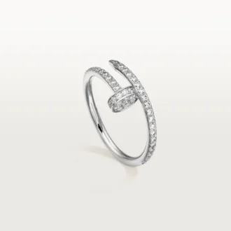Pierścionek Juste Un Clou – białe złoto, diamenty – Cartier