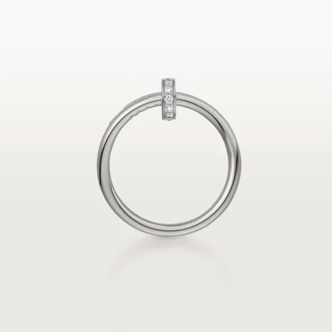 Pierścionek Juste Un Clou – białe złoto, diamenty – Cartier
