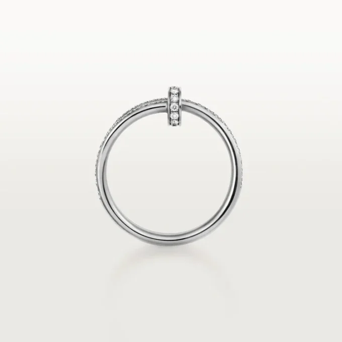 Pierścionek Juste Un Clou – białe złoto, diamenty – Cartier