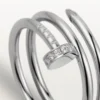 Pierścionek Juste Un Clou – białe złoto, diamenty – Cartier