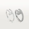 Pierścionek Juste Un Clou – białe złoto, diamenty – Cartier