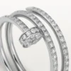 Pierścionek Juste Un Clou – białe złoto, diamenty – Cartier