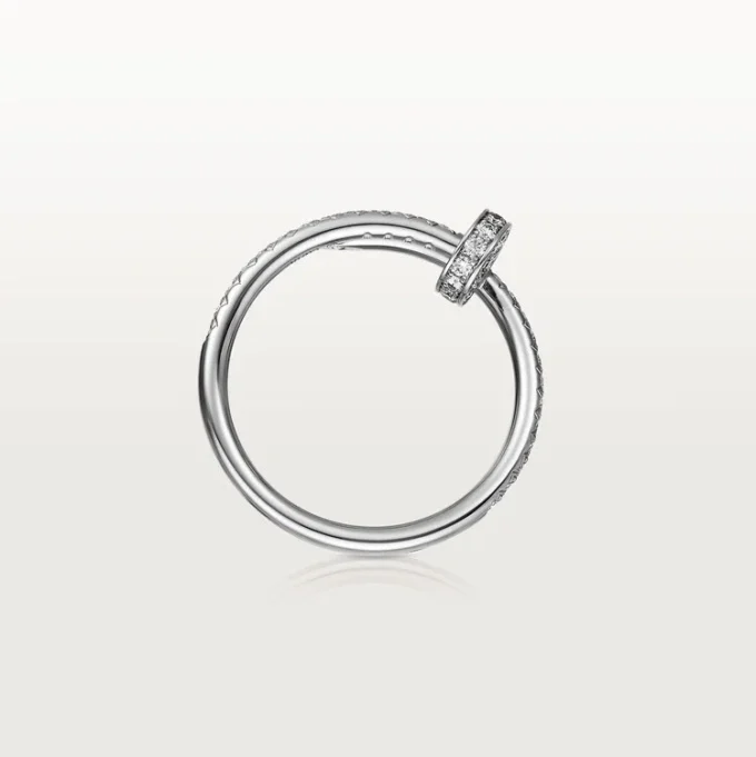 Pierścionek Juste Un Clou – białe złoto, diamenty – Cartier