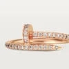 Pierścionek Juste Un Clou – różowe złoto, diamenty – Cartier