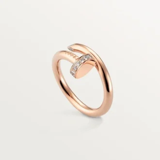 Pierścionek Juste Un Clou – różowe złoto, diamenty – Cartier