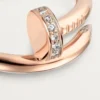 Pierścionek Juste Un Clou – różowe złoto, diamenty – Cartier