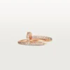 Pierścionek Juste Un Clou – różowe złoto, diamenty – Cartier