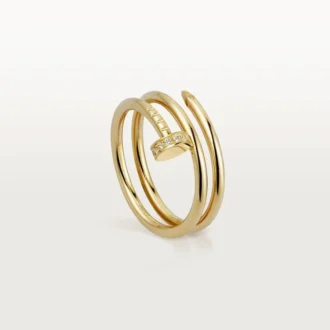 Pierścionek Juste Un Clou – żółte złoto, diamenty – Cartier