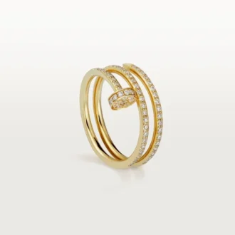 Pierścionek Juste Un Clou – żółte złoto, diamenty – Cartier