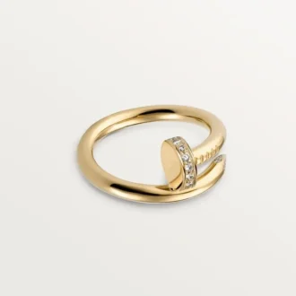 Pierścionek Juste Un Clou – żółte złoto, diamenty – Cartier