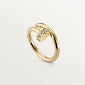 Pierścionek Juste Un Clou – żółte złoto, diamenty – Cartier