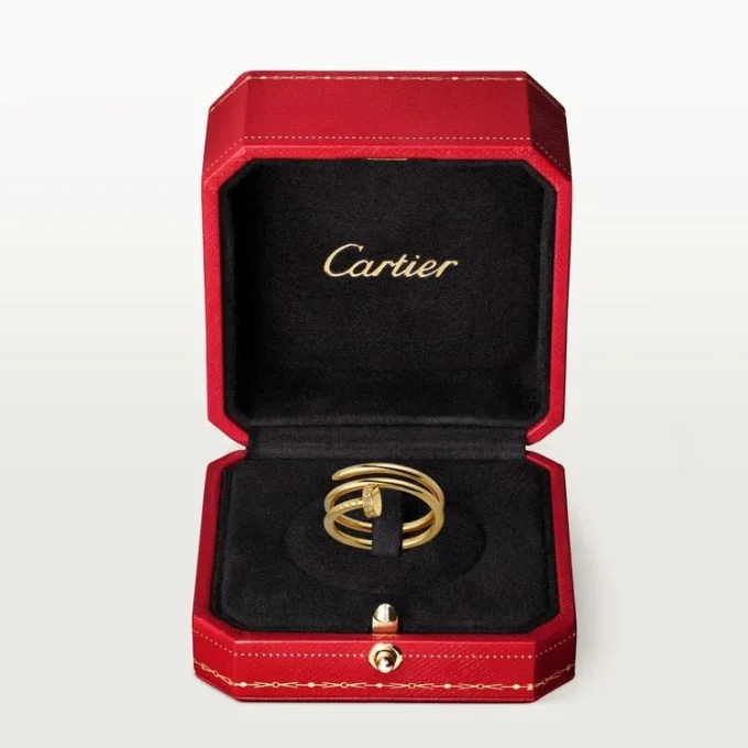 Pierścionek Juste Un Clou – żółte złoto, diamenty – Cartier