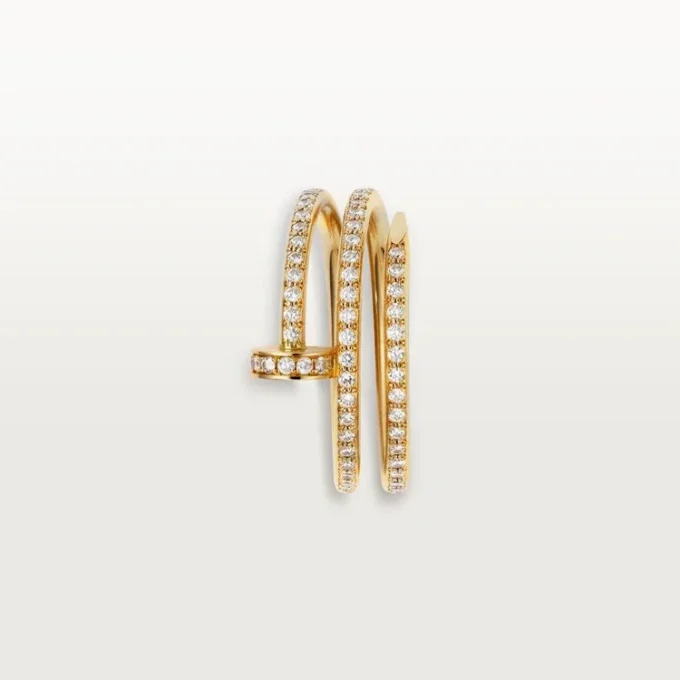 Pierścionek Juste Un Clou – żółte złoto, diamenty – Cartier