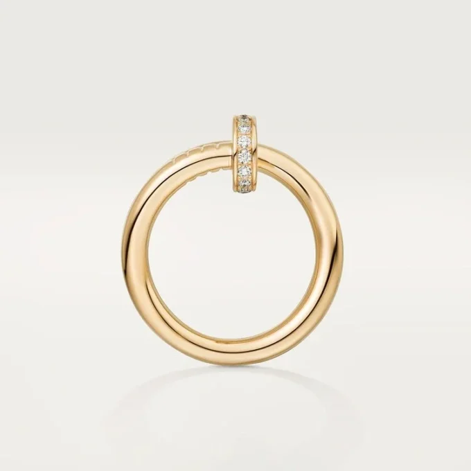 Pierścionek Juste Un Clou – żółte złoto, diamenty – Cartier