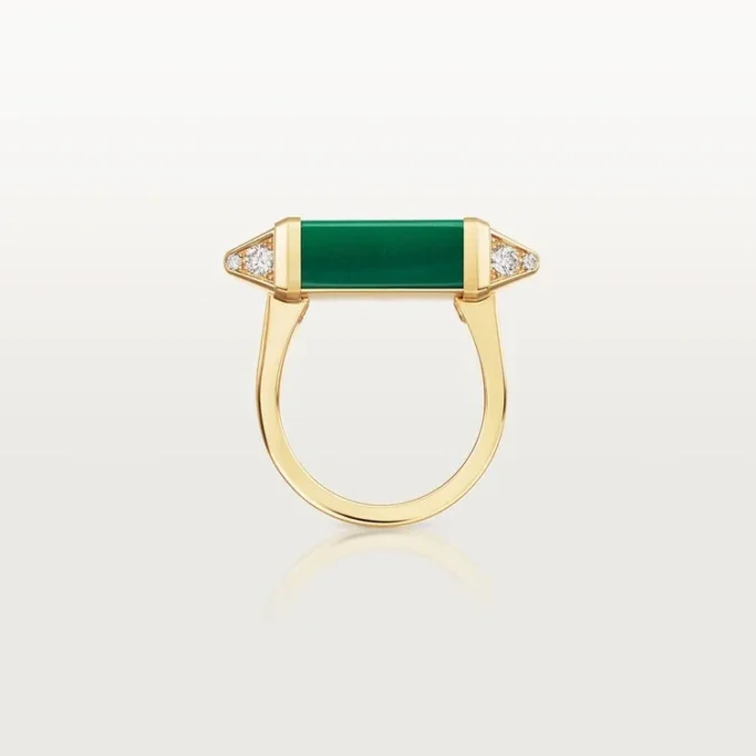 Pierścionek Les Berlingots De Cartier, częściowo wysadzany Pierścionek Les Berlingots De Cartier, częściowo wysadzany