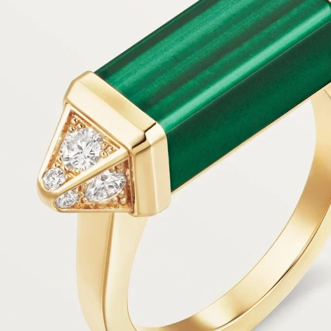 Pierścionek Les Berlingots De Cartier, częściowo wysadzany Pierścionek Les Berlingots De Cartier, częściowo wysadzany