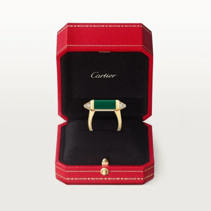 Pierścionek Les Berlingots De Cartier, częściowo wysadzany Pierścionek Les Berlingots De Cartier, częściowo wysadzany