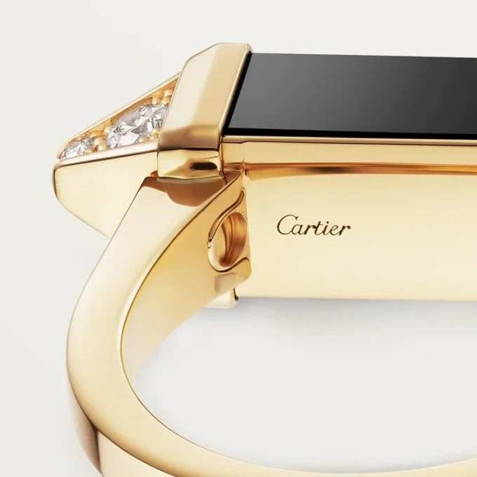 Pierścionek Les Berlingots De Cartier, częściowo wysadzany
