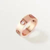 Pierścionek Love, 3 diamenty – różowe złoto, diamenty – Cartier Pierścionek Love, 3 diamenty – różowe złoto, diamenty – Cartier
