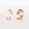 Pierścionek Love, 3 diamenty – różowe złoto, diamenty – Cartier Pierścionek Love, 3 diamenty – różowe złoto, diamenty – Cartier