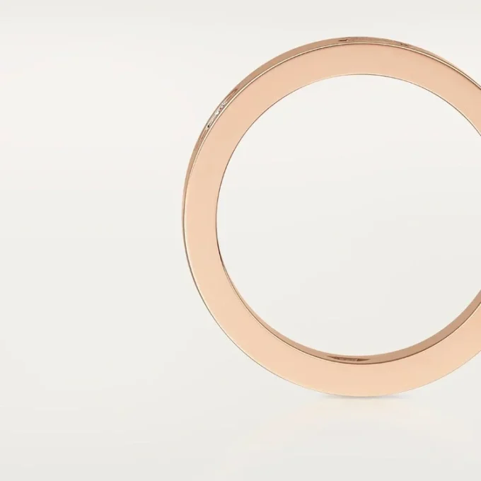Pierścionek Love, 3 diamenty – różowe złoto, diamenty – Cartier Pierścionek Love, 3 diamenty – różowe złoto, diamenty – Cartier
