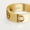 Pierścionek Love 3 Diamond – żółte złoto, model klasyczny | Cartier Us