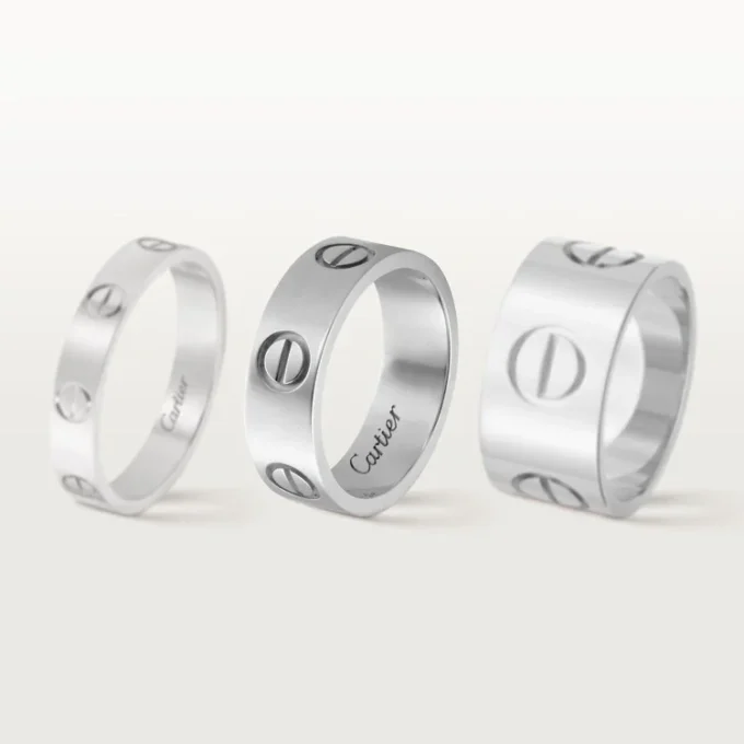 Pierścionek Love – białe złoto, model klasyczny | Cartier Us Pierścionek Love – białe złoto, model klasyczny | Cartier Us