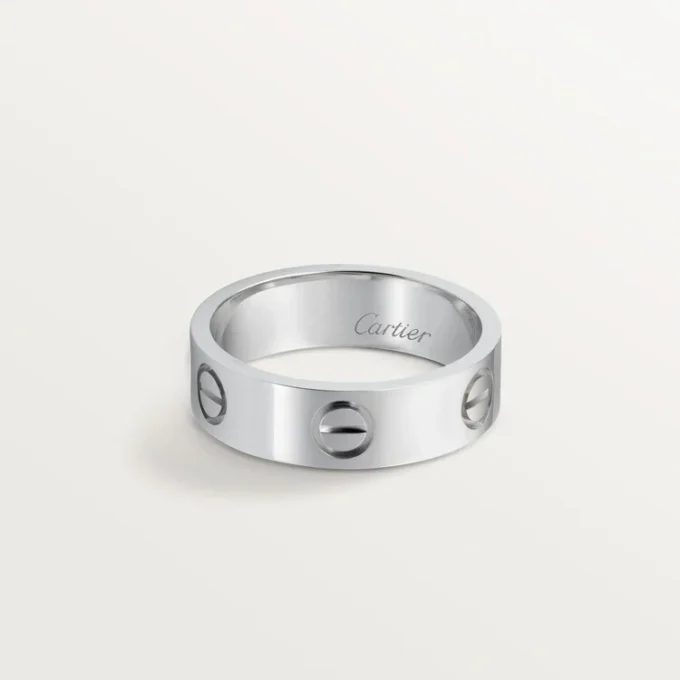 Pierścionek Love – platyna – Cartier