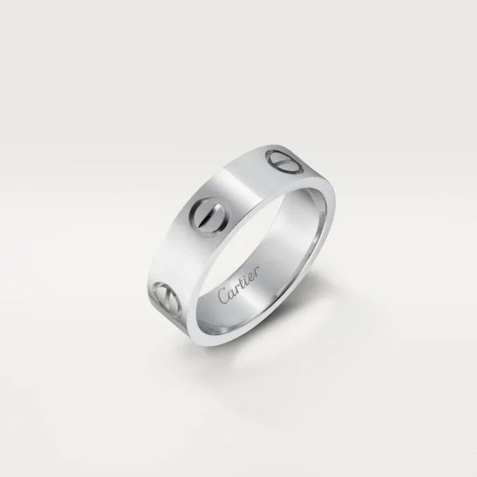 Pierścionek Love – platyna – Cartier
