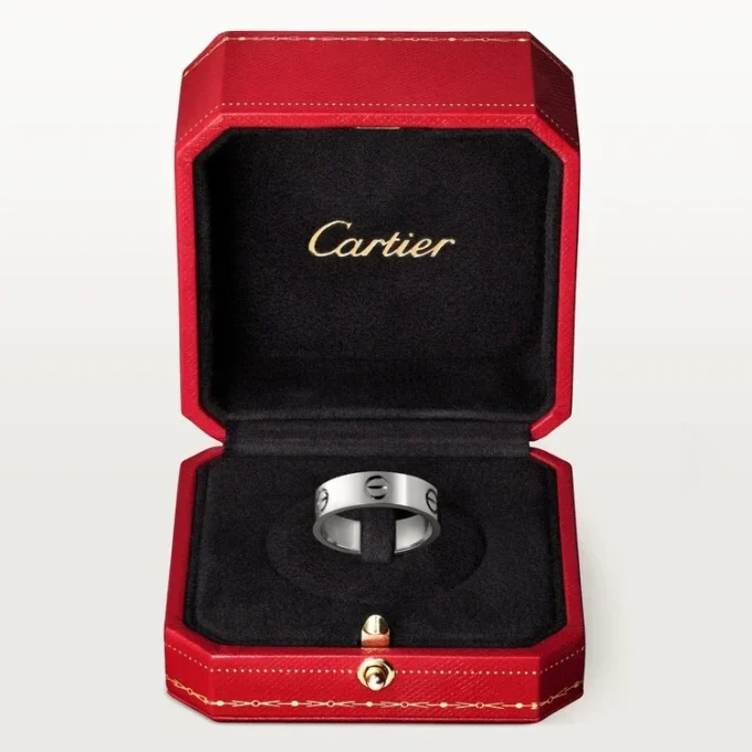 Pierścionek Love – platyna – Cartier