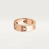 Pierścionek Love – różowe złoto, diamenty – Cartier