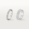 Pierścionek Love, rozmiar S – białe złoto, diamenty – Cartier