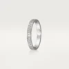Pierścionek Love, rozmiar S – białe złoto, diamenty – Cartier