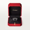 Pierścionek Love, rozmiar S – białe złoto, diamenty – Cartier