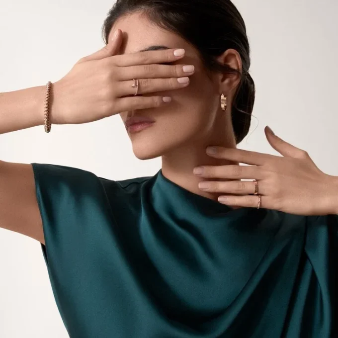 Pierścionek Love, rozmiar S – różowe złoto, diamenty – Cartier