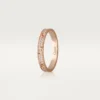 Pierścionek Love, rozmiar S – różowe złoto, diamenty – Cartier