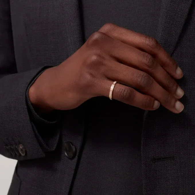 Pierścionek Love, rozmiar S – żółte złoto, diamenty – Cartier