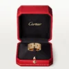 Pierścionek Maillon Panthere, 3 rzędy wysadzane diamentami – różowe złoto, diamenty – Cartier