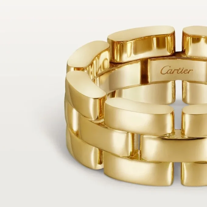 Pierścionek Maillon Panthere – żółte złoto – Cartier