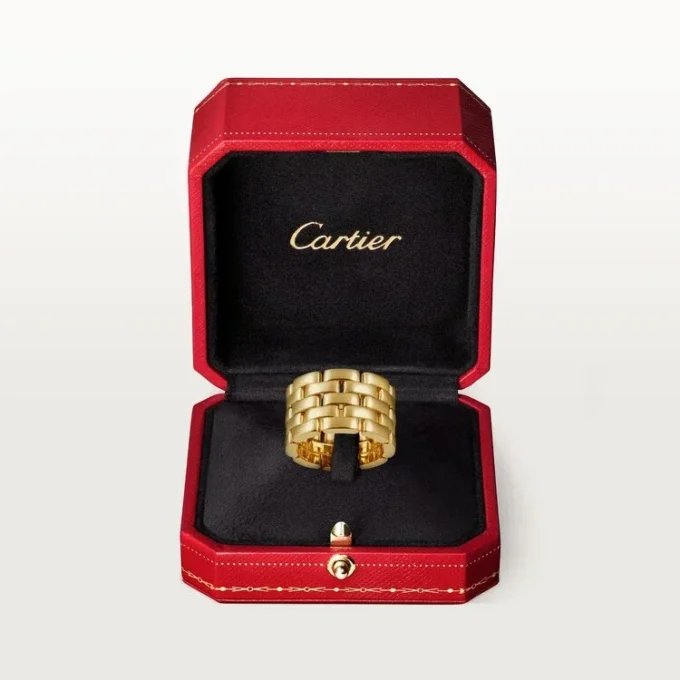 Pierścionek Maillon Panthere – żółte złoto – Cartier