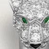 Pierścionek Panthere De Cartier – białe złoto, szmaragdy, onyks, diamenty – Cartier