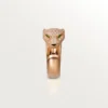 Pierścionek Panthere De Cartier – różowe złoto, diamenty, szmaragdy, onyks – Cartier
