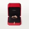 Pierścionek Panthere De Cartier – różowe złoto, onyks, szmaragdy, diamenty – Cartier