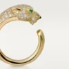 Pierścionek Panthere De Cartier – żółte złoto, diamenty, szmaragdy, onyks – Cartier